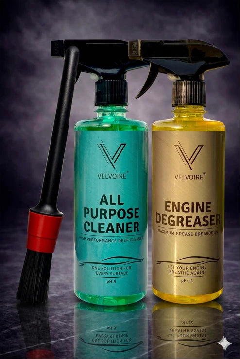 All Purpose Cleaner + Engine Degreaser + Detailing  Brush