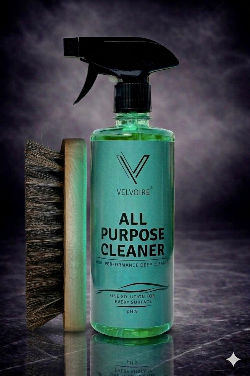 All PURPOSE CLEANER - 500ml + Premium Interior Detailing Brush | 100% Horse Hair