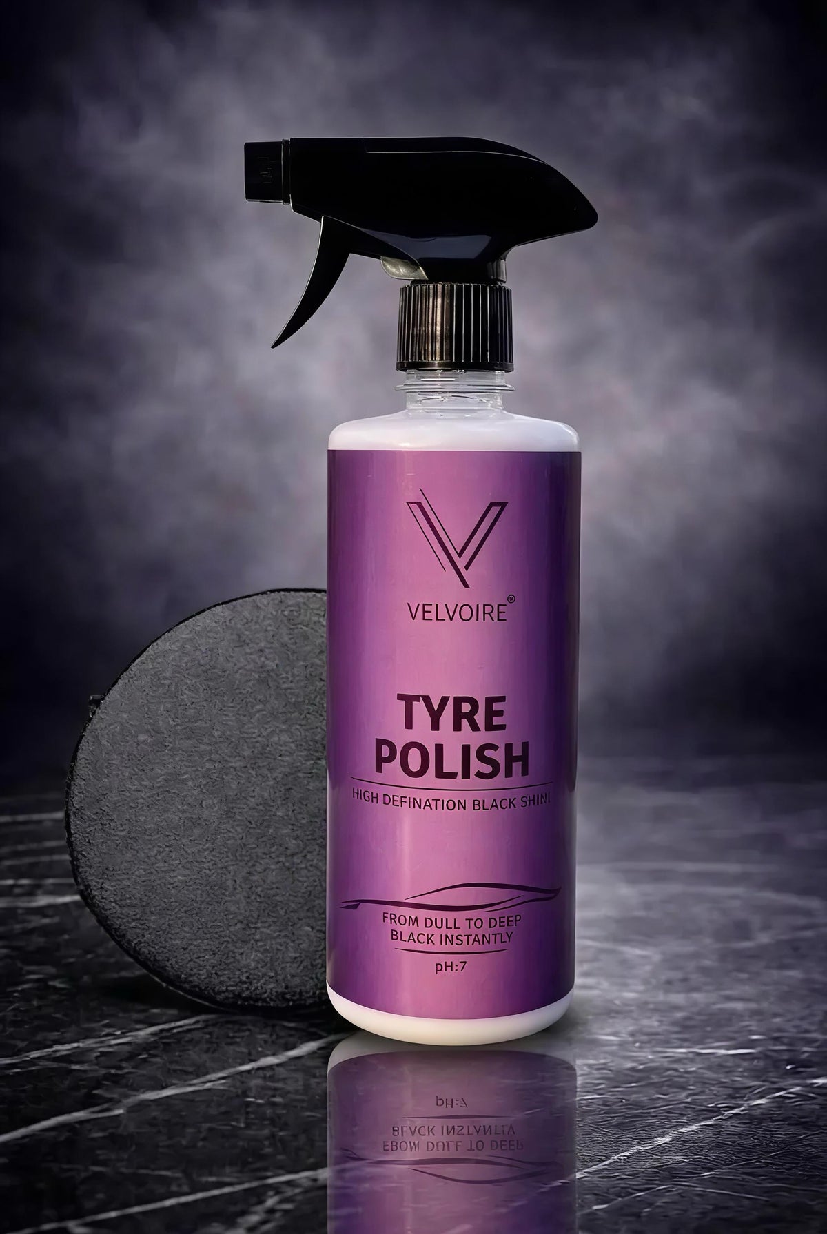 Tyre Polish - 500ml + Applicator Pad